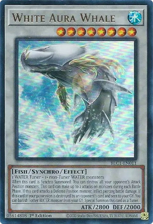 White Aura Whale [BLC1-EN011] Ultra Rare | Mega City Incorporated