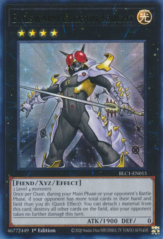 Evilswarm Exciton Knight [BLC1-EN015] Ultra Rare | Mega City Incorporated