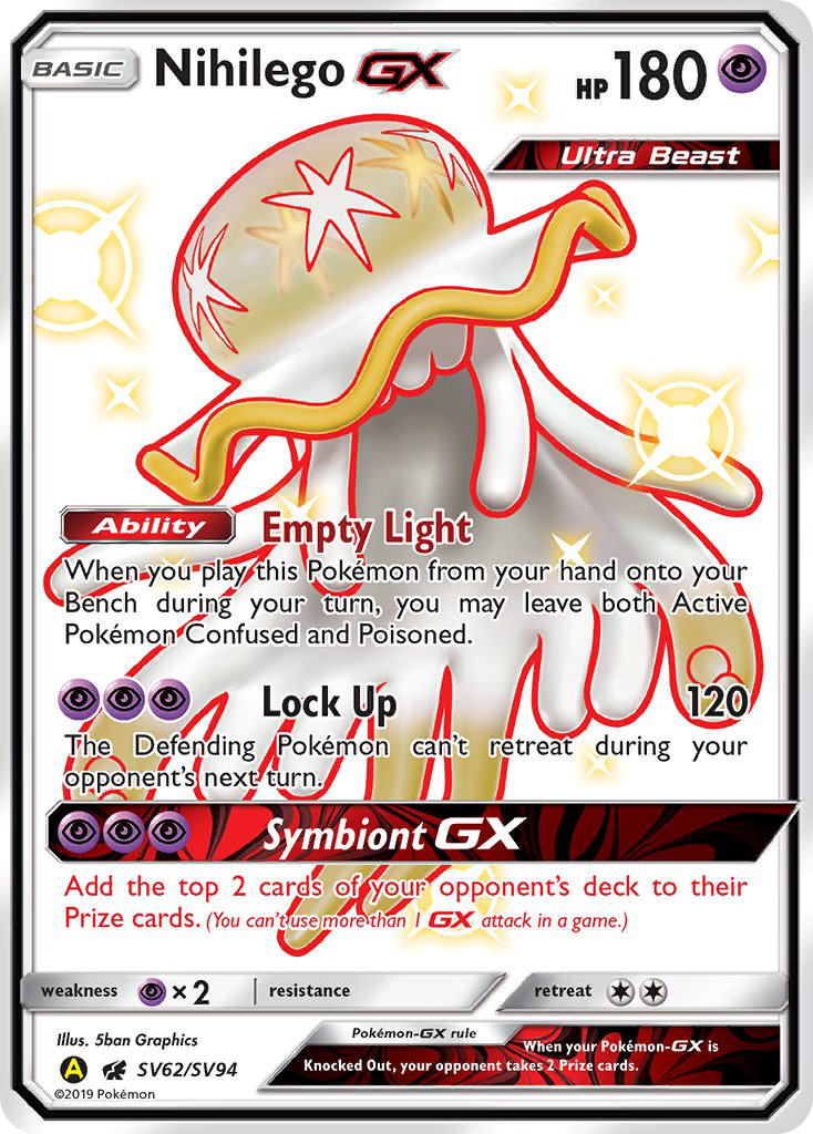 Nihilego GX (SV62/SV94) [Sun & Moon: Hidden Fates - Shiny Vault] | Mega City Incorporated