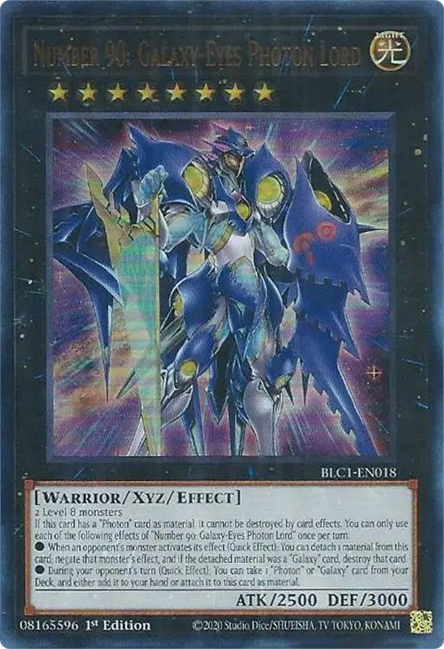 Number 90: Galaxy-Eyes Photon Lord [BLC1-EN018] Ultra Rare | Mega City Incorporated