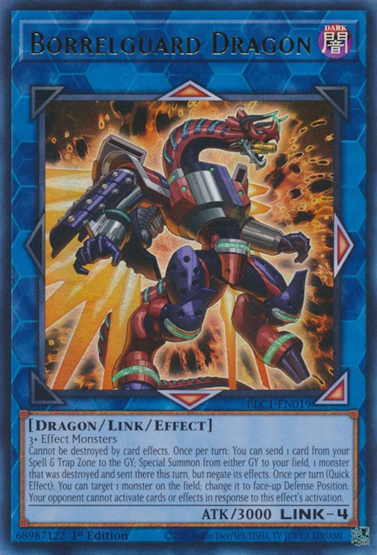 Borrelguard Dragon [BLC1-EN019] Ultra Rare | Mega City Incorporated