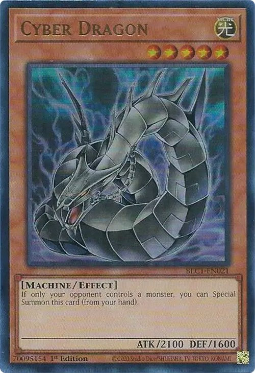 Cyber Dragon (Alternate Art) [BLC1-EN021] Ultra Rare | Mega City Incorporated