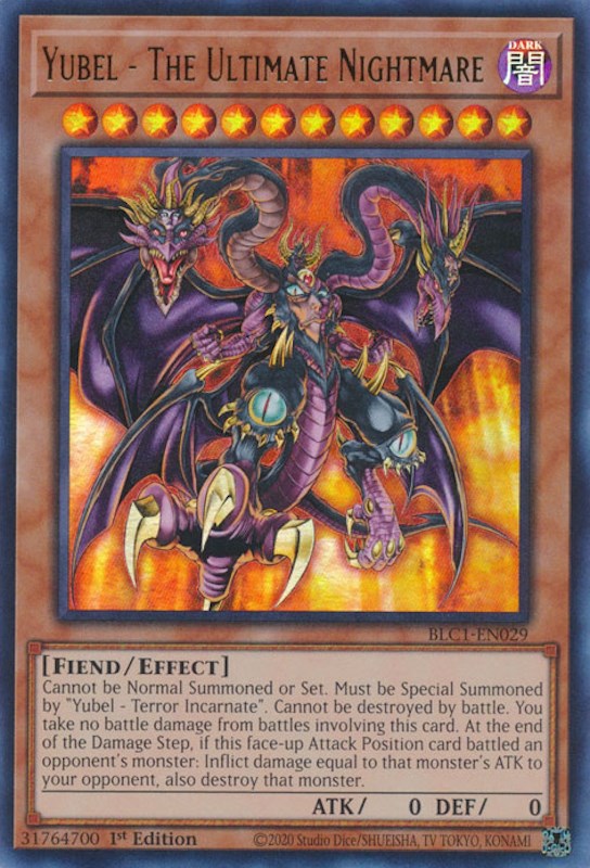 Yubel - The Ultimate Nightmare [BLC1-EN029] Ultra Rare | Mega City Incorporated