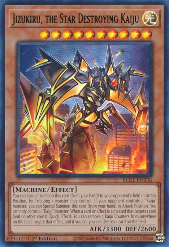 Jizukiru, the Star Destroying Kaiju [BLC1-EN036] Ultra Rare | Mega City Incorporated