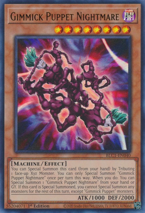 Gimmick Puppet Nightmare [BLC1-EN040] Ultra Rare | Mega City Incorporated