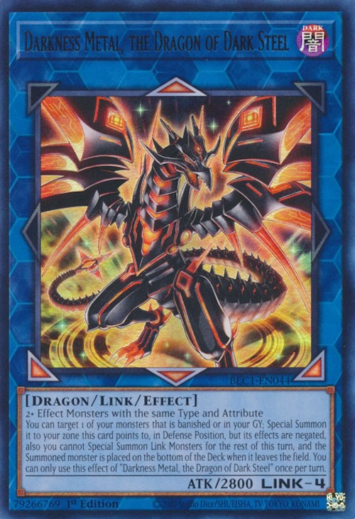 Darkness Metal, the Dragon of Dark Steel [BLC1-EN044] Ultra Rare | Mega City Incorporated