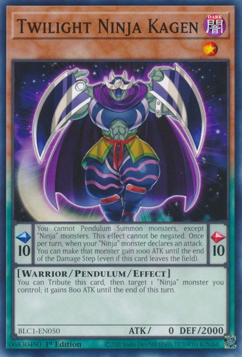 Twilight Ninja Kagen [BLC1-EN050] Common | Mega City Incorporated