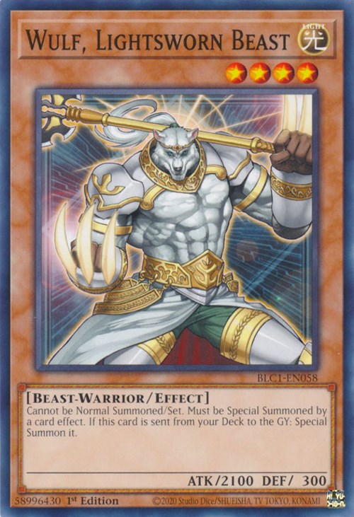 Wulf, Lightsworn Beast [BLC1-EN058] Common | Mega City Incorporated