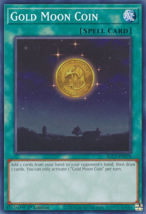 Gold Moon Coin [BLC1-EN078] Common | Mega City Incorporated