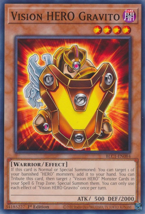 Vision HERO Gravito [BLC1-EN084] Common | Mega City Incorporated