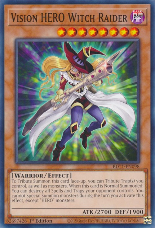 Vision HERO Witch Raider [BLC1-EN098] Common | Mega City Incorporated