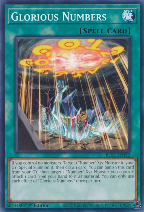 Glorious Numbers [BLC1-EN112] Common | Mega City Incorporated