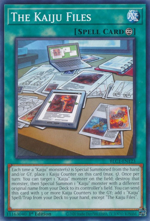 The Kaiju Files [BLC1-EN123] Common | Mega City Incorporated