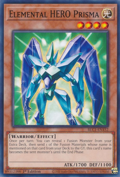 Elemental HERO Prisma [BLC1-EN152] Common | Mega City Incorporated