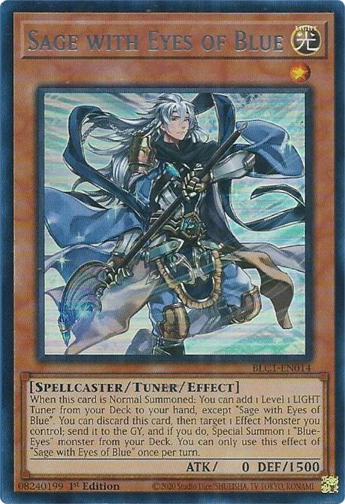 Sage with Eyes of Blue (Silver) [BLC1-EN014] Ultra Rare | Mega City Incorporated