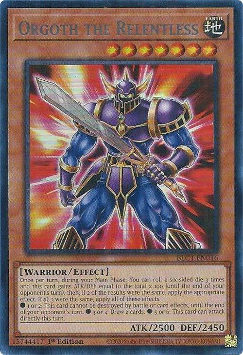 Orgoth the Relentless (Silver) [BLC1-EN016] Ultra Rare | Mega City Incorporated