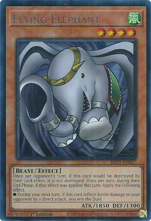 Flying Elephant (Silver) [BLC1-EN017] Ultra Rare | Mega City Incorporated