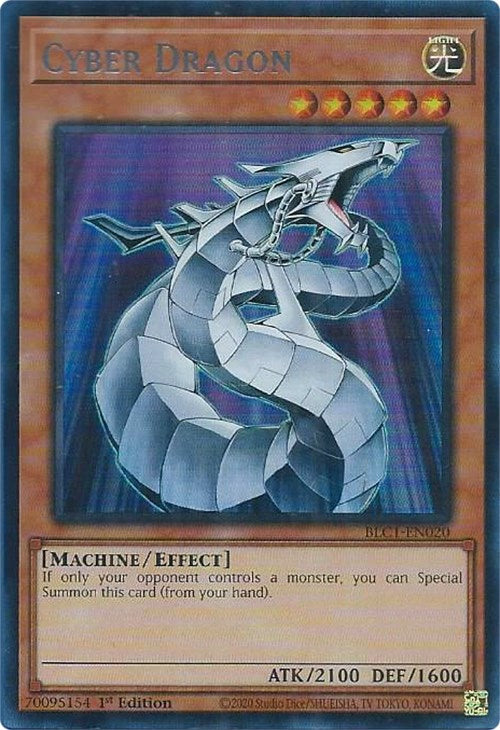 Cyber Dragon (Silver) [BLC1-EN020] Ultra Rare | Mega City Incorporated