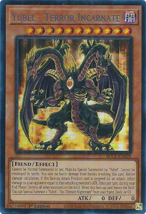 Yubel - Terror Incarnate (Silver) [BLC1-EN028] Ultra Rare | Mega City Incorporated