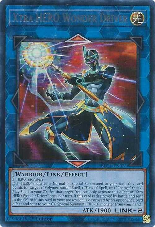 Xtra HERO Wonder Driver (Silver) [BLC1-EN031] Ultra Rare | Mega City Incorporated