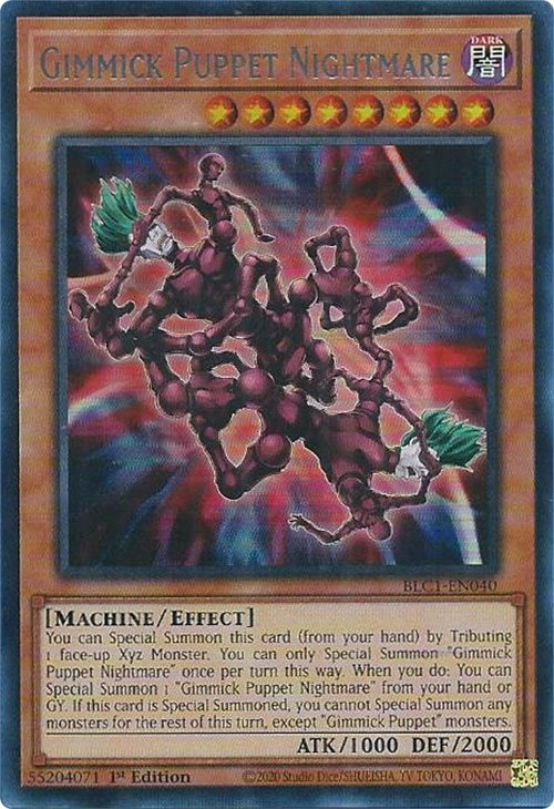 Gimmick Puppet Nightmare (Silver) [BLC1-EN040] Ultra Rare | Mega City Incorporated