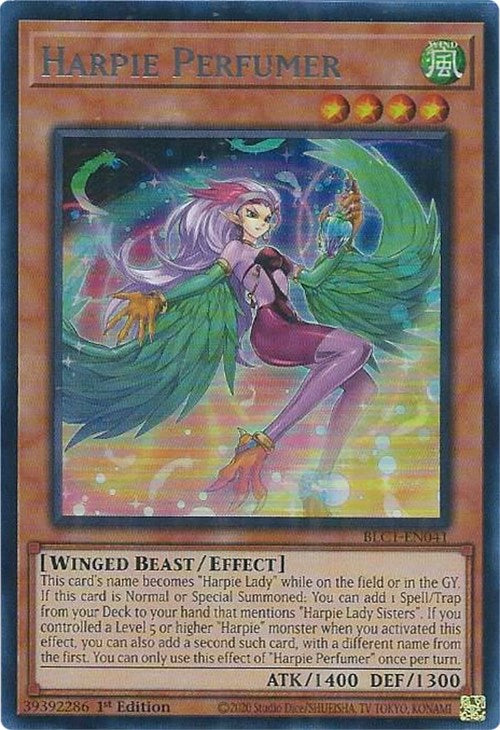 Harpie Perfumer (Silver) [BLC1-EN041] Ultra Rare | Mega City Incorporated