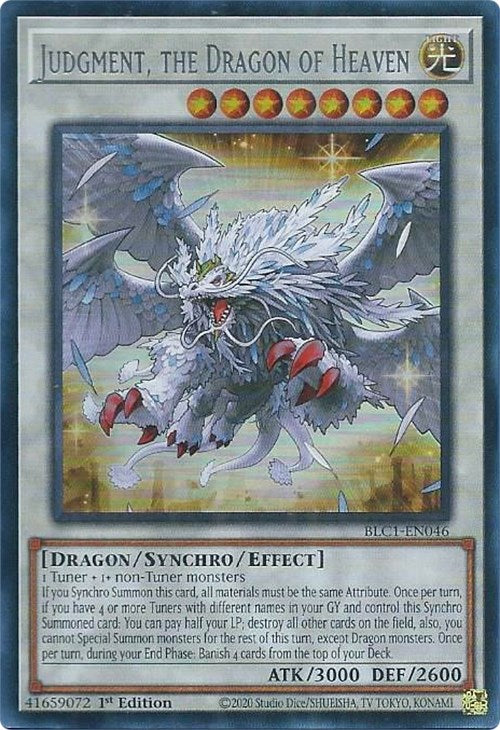 Judgment, the Dragon of Heaven (Silver) [BLC1-EN046] Ultra Rare | Mega City Incorporated