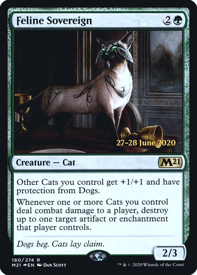 Feline Sovereign  [Core Set 2021 Prerelease Promos] | Mega City Incorporated