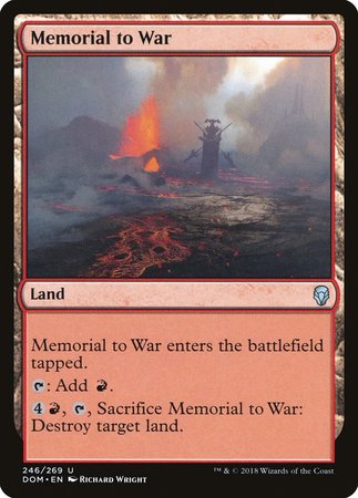 Memorial to War [Dominaria] | Mega City Incorporated