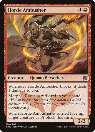 Horde Ambusher [Khans of Tarkir] | Mega City Incorporated
