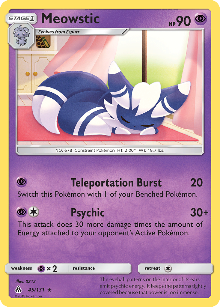 Meowstic (45/131) [Sun & Moon: Forbidden Light] | Mega City Incorporated