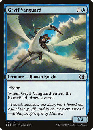 Gryff Vanguard [Duel Decks: Blessed vs. Cursed] | Mega City Incorporated