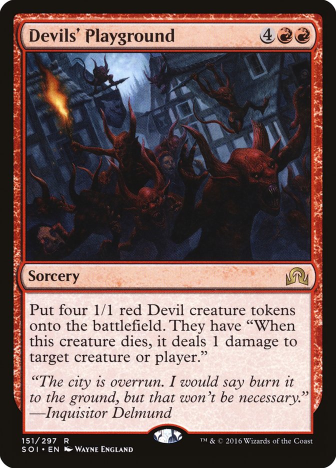 Devils' Playground [Shadows over Innistrad] | Mega City Incorporated