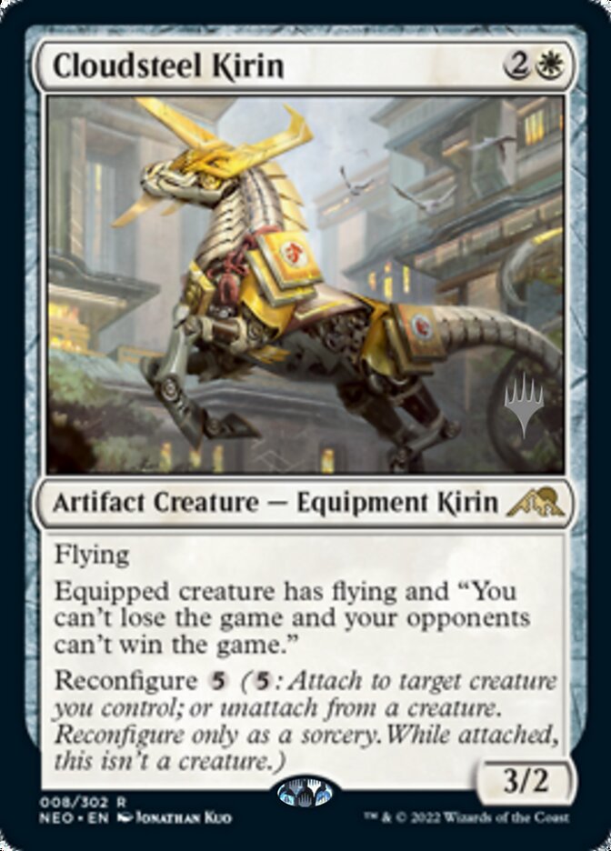 Cloudsteel Kirin (Promo Pack) [Kamigawa: Neon Dynasty Promos] | Mega City Incorporated