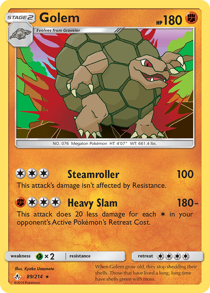 Golem (89/214) [Sun & Moon: Unbroken Bonds] | Mega City Incorporated