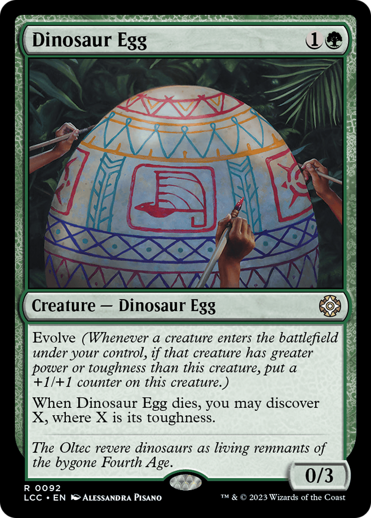 Dinosaur Egg [The Lost Caverns of Ixalan Commander] | Mega City Incorporated