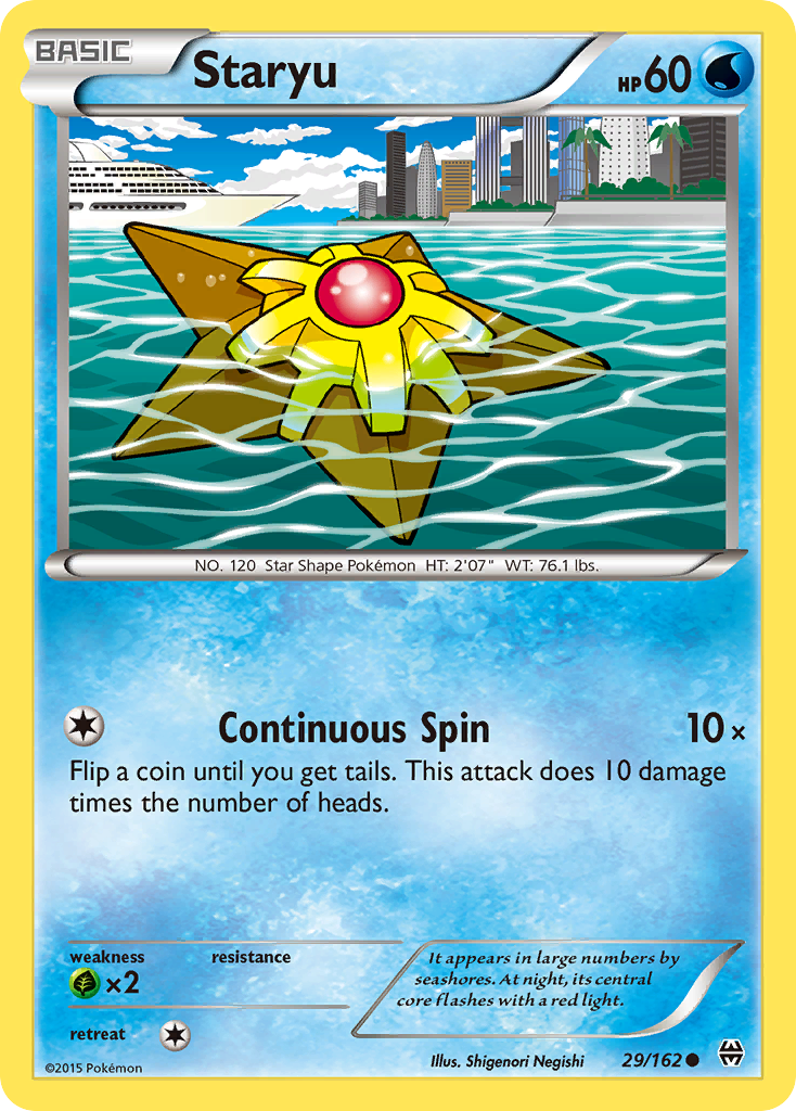 Staryu (29/162) [XY: BREAKthrough] | Mega City Incorporated