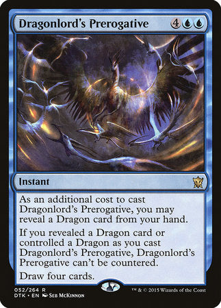Dragonlord's Prerogative [Dragons of Tarkir] | Mega City Incorporated