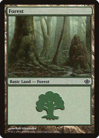 Forest (28) [Duel Decks: Garruk vs. Liliana] | Mega City Incorporated