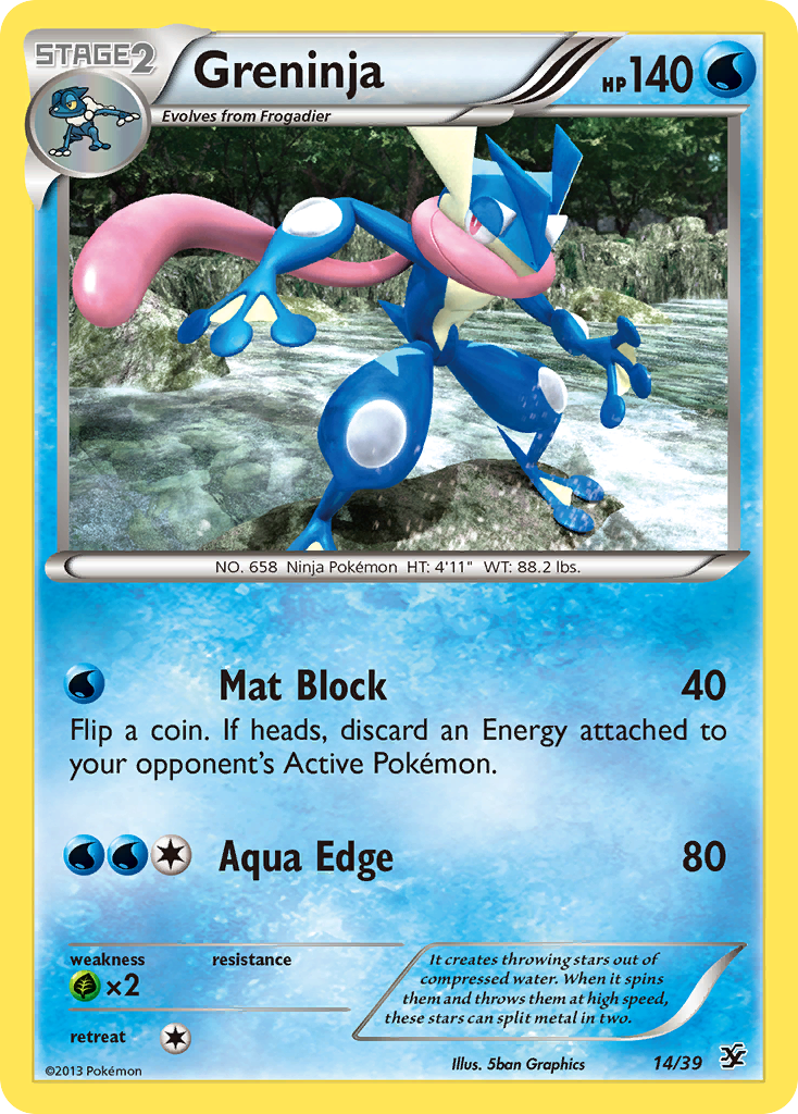 Greninja (14/39) [XY: Kalos Starter Set] | Mega City Incorporated