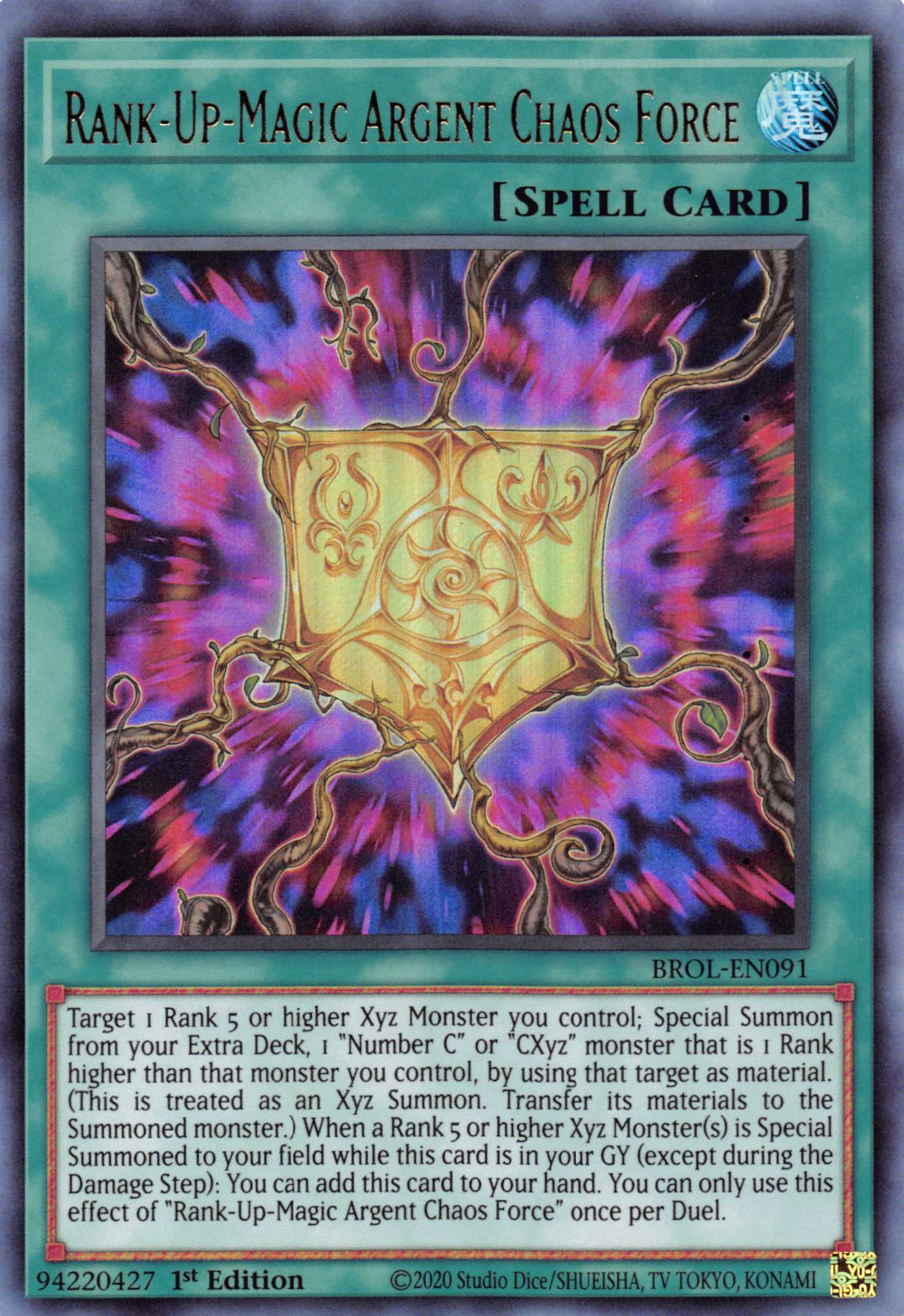 Rank-Up-Magic Argent Chaos Force [BROL-EN091] Ultra Rare | Mega City Incorporated