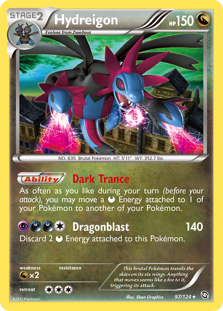 Hydreigon (97/124) [Black & White: Dragons Exalted] | Mega City Incorporated