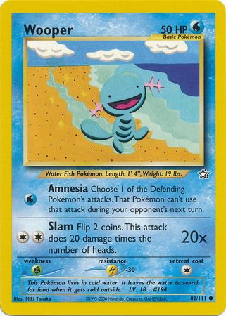 Wooper (82/111) [Neo Genesis Unlimited] | Mega City Incorporated