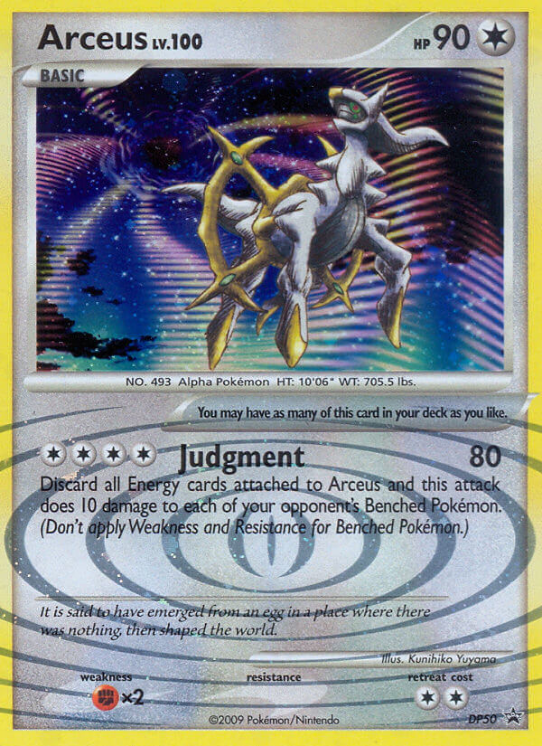 Arceus (DP50) [Diamond & Pearl: Black Star Promos] | Mega City Incorporated