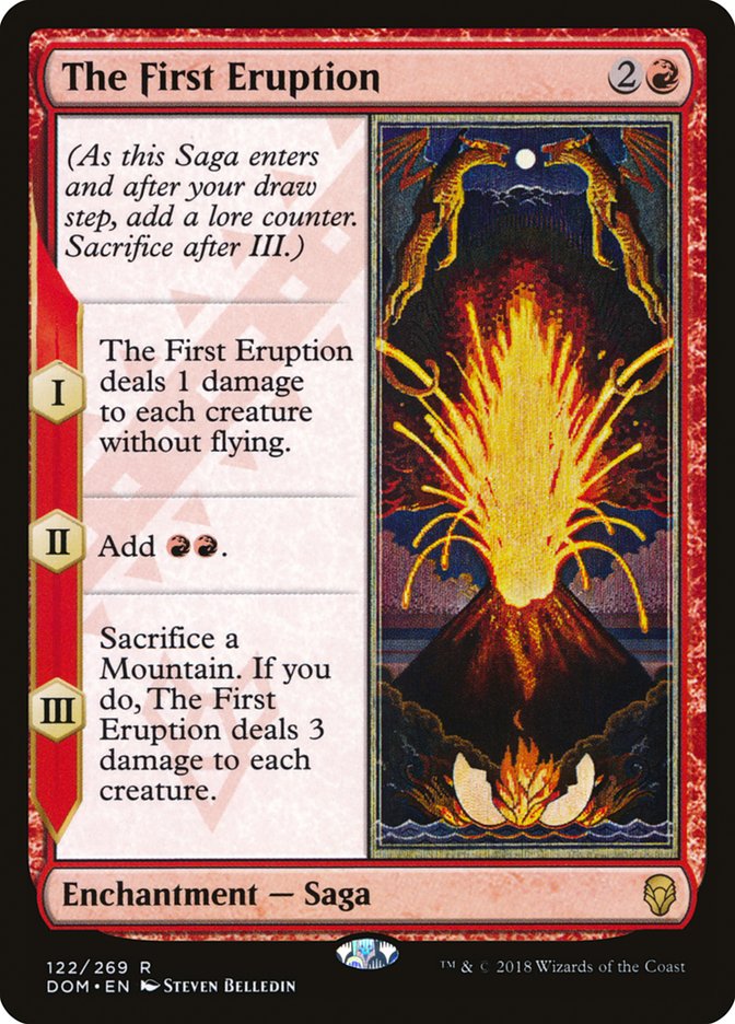 The First Eruption [Dominaria] | Mega City Incorporated