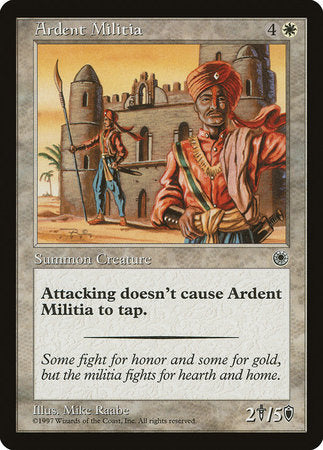 Ardent Militia [Portal] | Mega City Incorporated