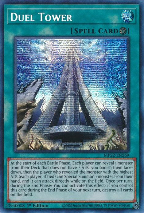 Duel Tower [MP22-EN269] Prismatic Secret Rare | Mega City Incorporated