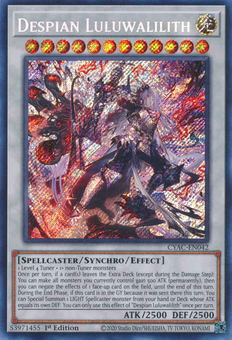 Despian Luluwalilith [CYAC-EN042] Secret Rare | Mega City Incorporated