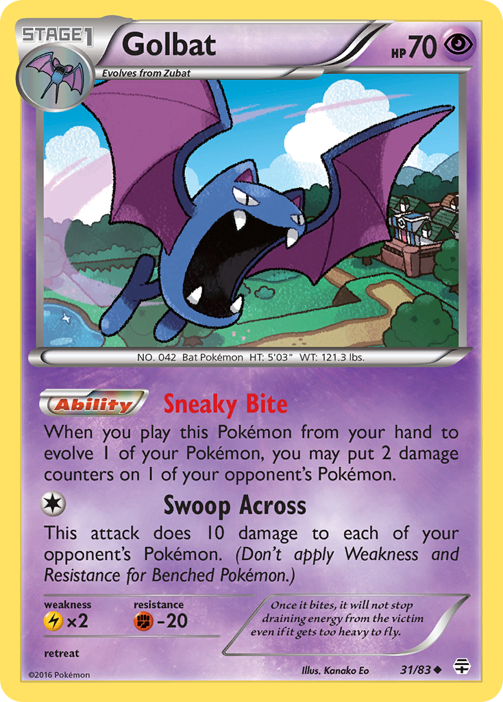 Golbat (31/83) [XY: Generations] | Mega City Incorporated