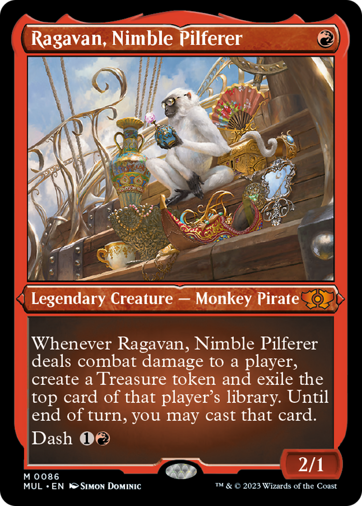 Ragavan, Nimble Pilferer (Foil Etched) [Multiverse Legends] | Mega City Incorporated